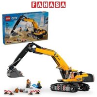 Đồ Chơi Lắp Ráp Máy Đào Bánh Xích - Yellow Construction Excavator - Lego City 60420 (633 Mảnh Ghép)