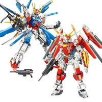 Đồ chơi lắp ráp MINGDI K2037 K2036 - Mô hình robot Gundam chiến đấu - Xếp hình thông minh