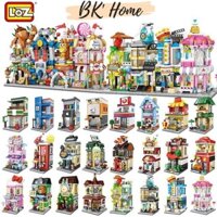 Đồ chơi lắp ráp mini building blocks LOZ mô hình cửa hàng đường phố- commercial street view