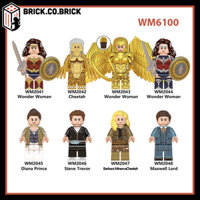 Đồ chơi lắp ráp minifigure DC Justice League Mô hình Lắp Ghép Nhân Vật Cheetah Wonder Woman WM6100
