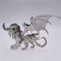 Đồ Chơi Lắp Ráp Mô Hình 3D Bằng Kim Loại Ốc Vít Steel Warcraft Kim Nghê