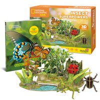 Đồ Chơi Lắp Ráp Mô Hình 3D Bằng Giấy CubicFun  Sức Mạnh Của Côn Trùng DS0982 (55 mảnh)