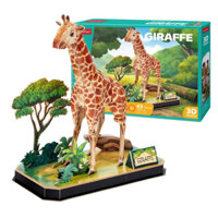 Đồ Chơi Lắp Ráp Mô Hình 3D Bằng Giấy CubicFun Con Hươu Cao Cổ P857h (43 mảnh, Giraffe)
