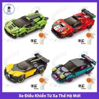Đồ Chơi Lắp Ráp Mô Hình Điều Khiển Từ Xa Thế Hệ Mới 2.0 Siêu Xe Lamborghini Ferrari Bugatti Porsche