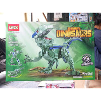 Đồ chơi Lắp ráp Mô hình Khủng long bạo chúa biến hình 60022 Dinosaur World The Indominus Rex Classic Tyrannosaurus