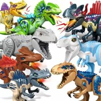 Đồ Chơi Lắp Ráp Mô Hình Khủng Long Tyrannosaur Carnotaurus Brachiosaurus Spinosaurus Công Viên Kỷ Jura