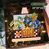 Đồ chơi láp ráp mô hình lego Quà tặng vườn hồng anh trồng tặng em 🌺