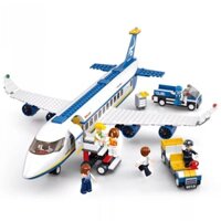 Đồ chơi Lắp ráp Mô hình Máy bay Alternate Passenger Airplane Sluban M38-B0366