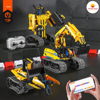Đồ Chơi Lắp Ráp Mô Hình Máy Cẩu, Xe Công Trường 3in1 Điều Khiển Từ Xa 2 Chế Độ IM8037 Với 520+PCS