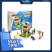 Đồ chơi lắp ráp mô hình quán coffee bằng giấy 3D - Maisto