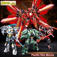 Đồ Chơi Lắp Ráp Mô Hình Robot Siêu Chiến Binh Mecha Athena, Guerrilla, Arthur, Trong Pacific Rim Mecha Với 500+ Chi Tiết