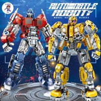 Đồ Chơi Lắp Ráp Mô Hình Robot Người Máy Biến Hình Optimus Prime / Bumblebee Transformers Siêu Xe Đại Chiến Autobot