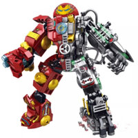 Đồ chơi Lắp ráp Mô hình siêu anh hùng người sắt LW 99078 Marvel Super Heroes Avengers Lron Man Mecha Hulkbuster