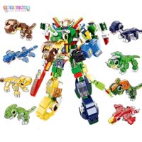 Đồ chơi láp ráp mô hình siêu thú biến hình robot đa năng cho bé 8in1 791 chi tiết, đồ chơi lắp ráp