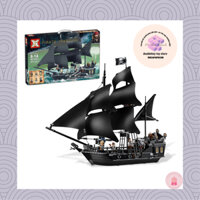 Đồ chơi Lắp ráp Mô hình tàu ngọc trai đen Pirates of the Caribbean Black Pearl SX6002