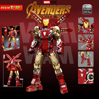 Đồ Chơi Lắp Ráp Mô Hình Trưng Bày Robot Iron Man Mark 85 Avengers Infinity War Tỉ Lệ 1:8 No.6009 Với 1280+PCS