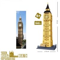 Đồ chơi Lắp ráp Mô hình Wange 5216 London Big Ben World Construction Building Blocks Creative Architecture Gift 1642pcs