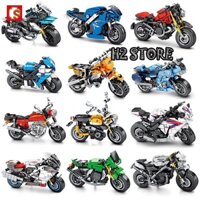Đồ chơi Lắp ráp Mô hình xe máy Sembo Block - Motorcycle Xe Đồ chơi Lắp ghép Mô hình Mô Tô - Mô hình Xe đua Motor