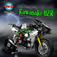 Đồ Chơi Lắp Ráp Mô Hình Xe Moto Kawasaki Ninja H2r 998cc 672003 Với 858 Chi Tiết, Phiên Bản Cao Cấp Tỉ Lệ  Tỉ Lệ 1:8