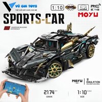 Đồ Chơi Lắp Ráp Mô Hình Xe Điều Khiển Từ Xa Apollo Terzo Millennio Tỉ Lệ 1:10 MY88007C Với 2174 Mảnh Ghép