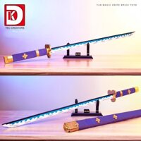 Đồ chơi Lắp ráp Mô hình xếp hình DK 1502 kiếm nhựa One Piece Roronoa Zoro Yamato Ame Habikiri