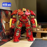 đồ chơi Lắp Ráp mô hình xếp hình Ironman  K-BOX V5004 Hulkbuster Mk44 Mech Robot Bricks 4123pcs