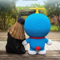 Đồ Chơi Lắp Ráp Mô Hình Doraemon Doremon Thần tài Doremon Lân 53cm, Đồ Chơi Lingo trang trí Deco