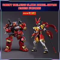 Đồ Chơi Lắp Ráp Mô Hình IronMan Avengers HulkBuster Và Ngộ Không Người Máy Cyber Wukong No.B1181-B1180 Với 550+PCS