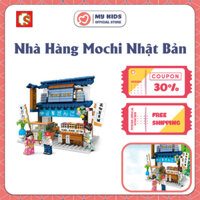 Đồ Chơi Lắp Ráp Nhà Hàng Bánh Mochi Nhật Bản - SEMBO 601084
