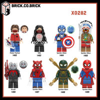 Đồ chơi lắp ráp Nhân Vật Nhỏ siêu anh hùng Spider Man Silk Knull Peter Parker trong vũ trụ Marvel X0282