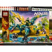 Đồ Chơi Lắp Ráp Ninjago - PRCK 61107 Xếp hình rồng xanh 405 mảnh ghép