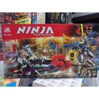 Đồ chơi lắp ráp Non Lego Bela 10805 xếp mô hình Ninjago season phần 8 Samurai X đại chiến siêu xe Killow và Ninja Jay
