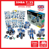 Đồ Chơi Lắp Ráp Phát Triển Trí Tuệ MORPHUN 7 Robots Construction Set 80 pcs MP25211 - Simba Toys Vietnam