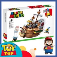 Đồ chơi lắp ráp phi thuyền tàu bay Airship của Bower trong Mario xếp hình No 99036 với 1152 mảnh ghép