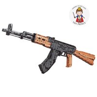 ĐỒ CHƠI LẮP RẮP PUBG MÔ HÌNH SÚNG AK47 TRONG GAME PUBG CSGO FREE FIRE LỬA CHÙA XB24006 & 1393pcs