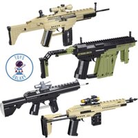 Đồ Chơi Lắp Ráp PUBG Mô Hình Scar / MK14 / M416 / Vector Trong Game CSGO Cảnh Sát Quân Đội