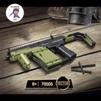 Đồ Chơi Lắp Ráp PUBG Mô Hình Vector / M416 / MK14 / Scar RAEL Free Fire CSGO Đồ Chơi Cho Bé 70005