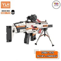 Đồ Chơi Lắp Ráp Rèn Luyện Trí Tuệ Mô Hình CSGO PUBG Súng Scar-L Asiimov Cực Hot Trong PUBG Với 1255+ PCS - MOC Kevin183