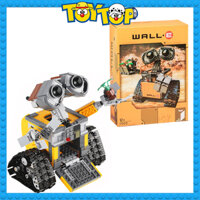 Đồ chơi lắp ráp Robot dọn rác xếp hình nhân vật Wall E rô bốt biết yêu của Disney ghép Leji 11003 mô phỏng 21303