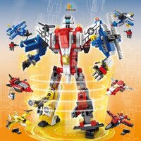 Đồ chơi lắp ráp Robot máy bay Ares 8798-6 - Bộ 6 máy bay lắp thành 1 robot - Toys&Joys