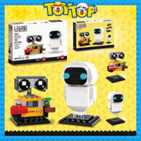 Đồ chơi lắp ráp robot tập yêu Brick Headz EVE và Wall E xếp hình Dcool 82301 mô phỏng 40619