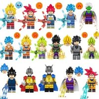 Đồ chơi lắp ráp Rory No. 1 Vegeta Buzai Son Goku Khối Xây Dựng Gammathian Nam Tương Thích Lego Dragon Ball