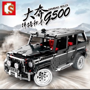 Đồ chơi lắp ráp Sembo 701960 - Xe thể thao Technic BANZ G-500