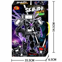 Đồ chơi lắp ráp Skibidi Toilet  Giant TV Man CB2032 - Mô Hình Robot TV Khổng Lồ Cao 32cm - 677 Mảnh