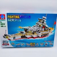 Đồ chơi lắp ráp tàu chiến, Đồ chơi lắp ráp tàu hải quân 88012 548 pcs cho bé