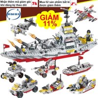 Đồ Chơi Lắp Ráp Tàu Chiến Quân Sự. Khối Xây Dựng Mô Hình Tàu Chiến. Đồ Chơi Tàu Chiến