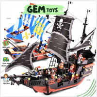 Đồ chơi lắp ráp tàu ngọc trai đen cho bé, mô hình tàu theo phim