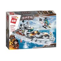 Đồ chơi lắp ráp Tàu quân sự - Lego Enlighten 1722 Warship - Đồ chơi xếp hình trí tuệ