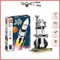 Đồ chơi lắp ráp tàu vũ trụ Rocket Long March CZ-1 Lemoshop gồm 360 chi tiết , đồ chơi cho bé bằng nhựa ABS 203013