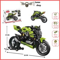 Đồ chơi lắp ráp technic Ducati Diavel 1260 tỉ lệ 1:6 gồm 836 pcs xe máy thể thao phân khối lớn, đồ chơi cho bé 30011